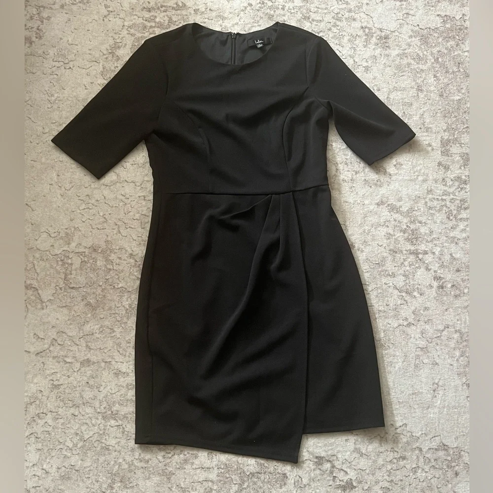Lulus Westwood Black Half Sleeve Sheath Dress - Picture 2 of 4